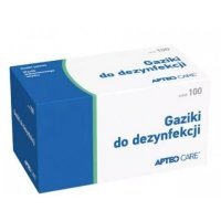 Gaziki do dezynfekcji Apteo Care, 100 sztuk