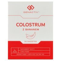 Genactiv Suplement diety z colostrum z bananem 30 g (30 sztuk)