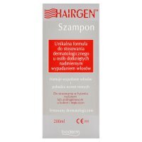Hairgen, szampon do stosowania dermatologicznego u osób dotkniętych nadmiernym wypadaniem włosów, 200 ml