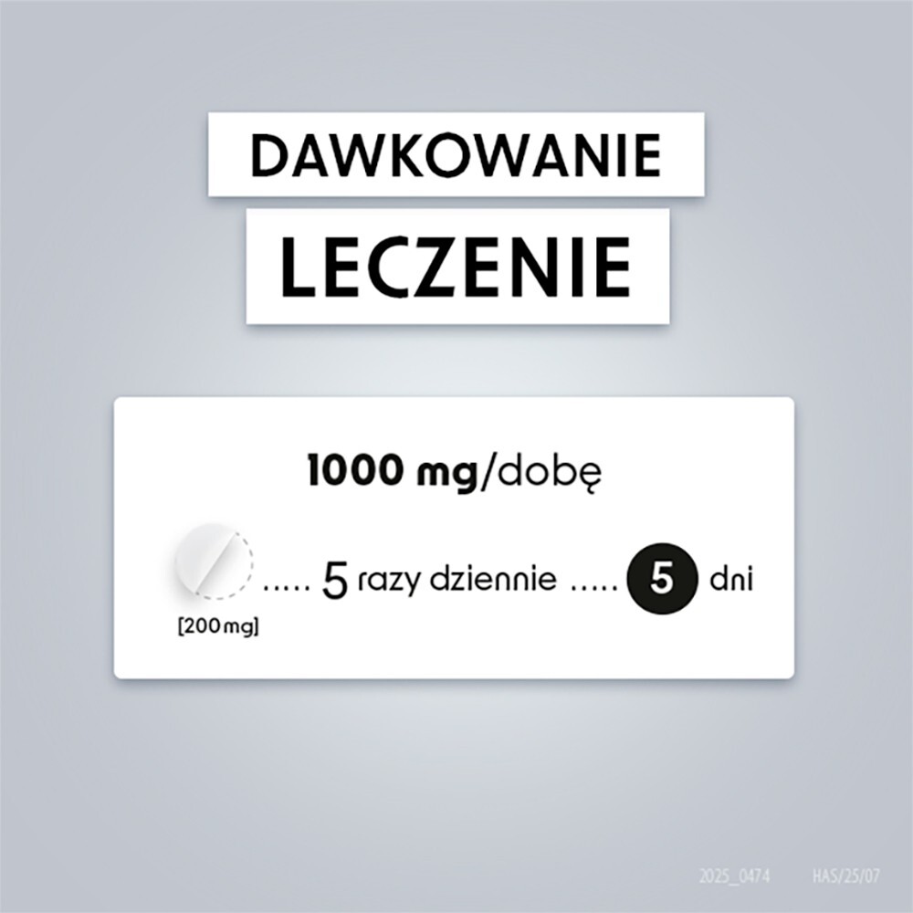 Hascovir control MAX 400 mg, 60 tabletek