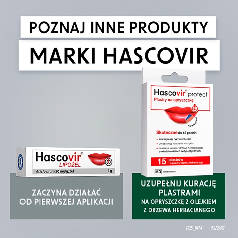Hascovir control MAX 400 mg, 60 tabletek