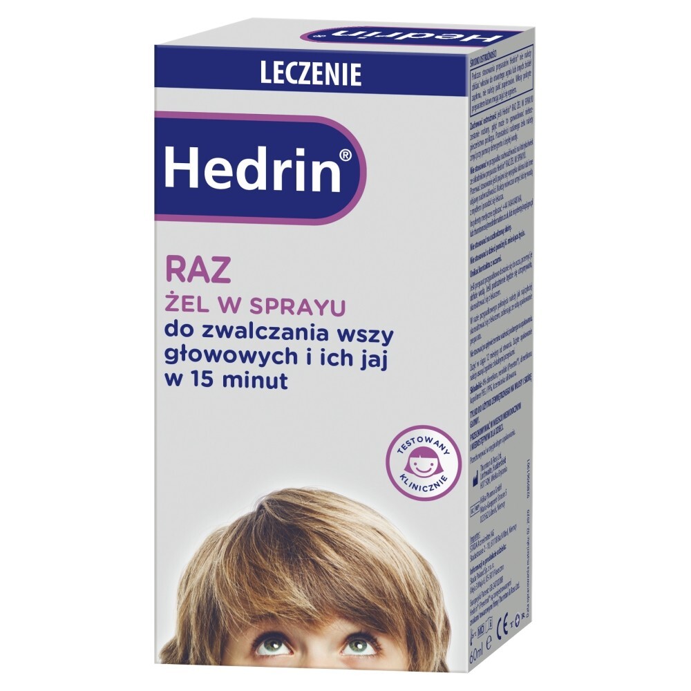 Hedrin Raz, żel w sprayu, 60 ml