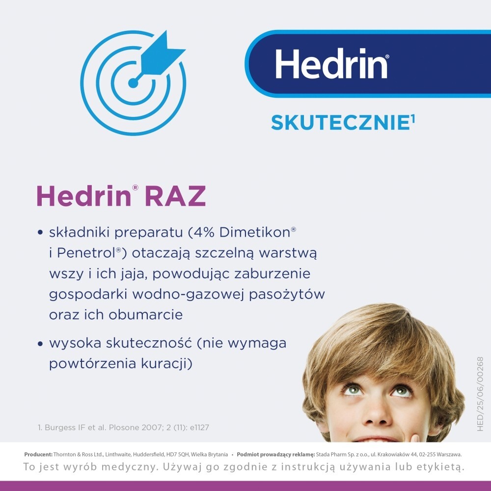 Hedrin Raz, żel w sprayu, 60 ml