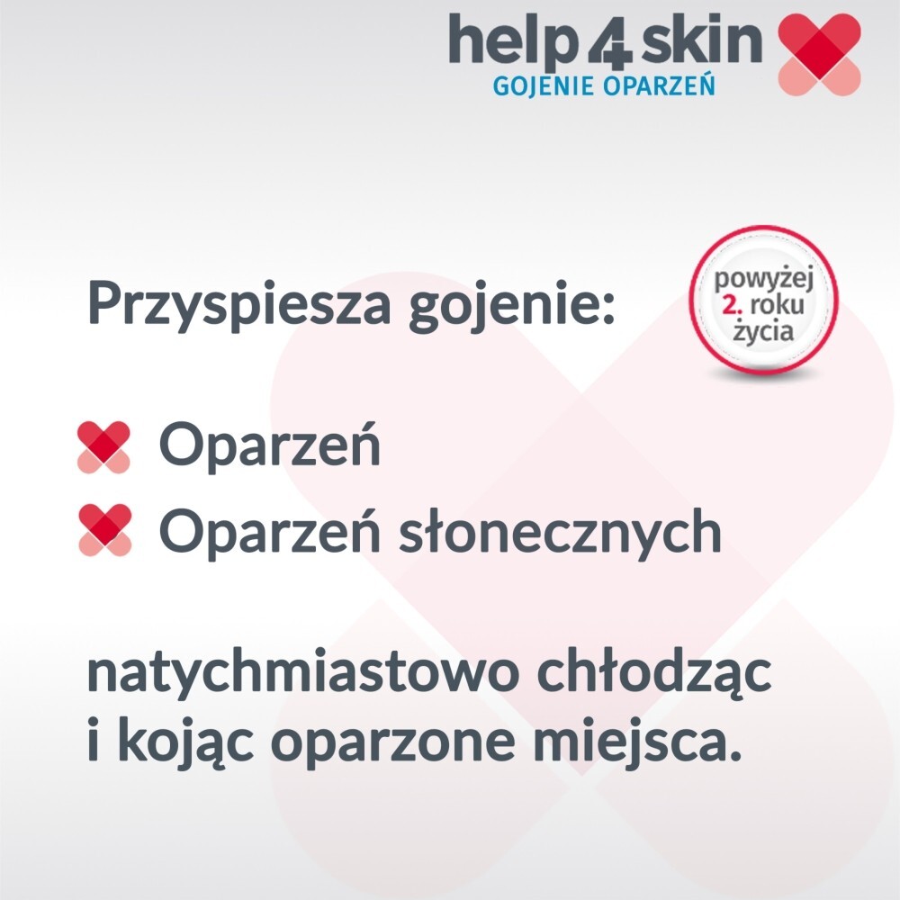 Help4Skin Gojenie Oparzeń, żel hydrokoloidowy, 75 g