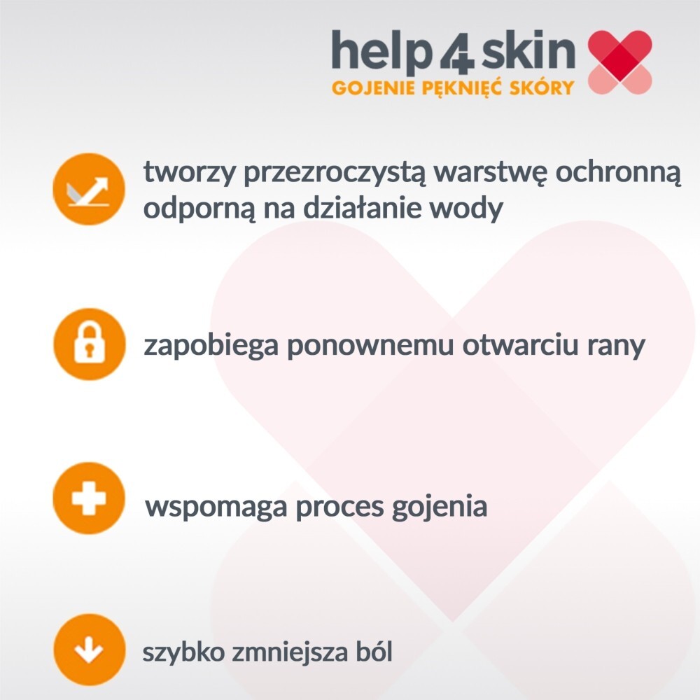 Help4Skin Gojenie Pęknięć Skóry, plaster w żelu, 7 ml