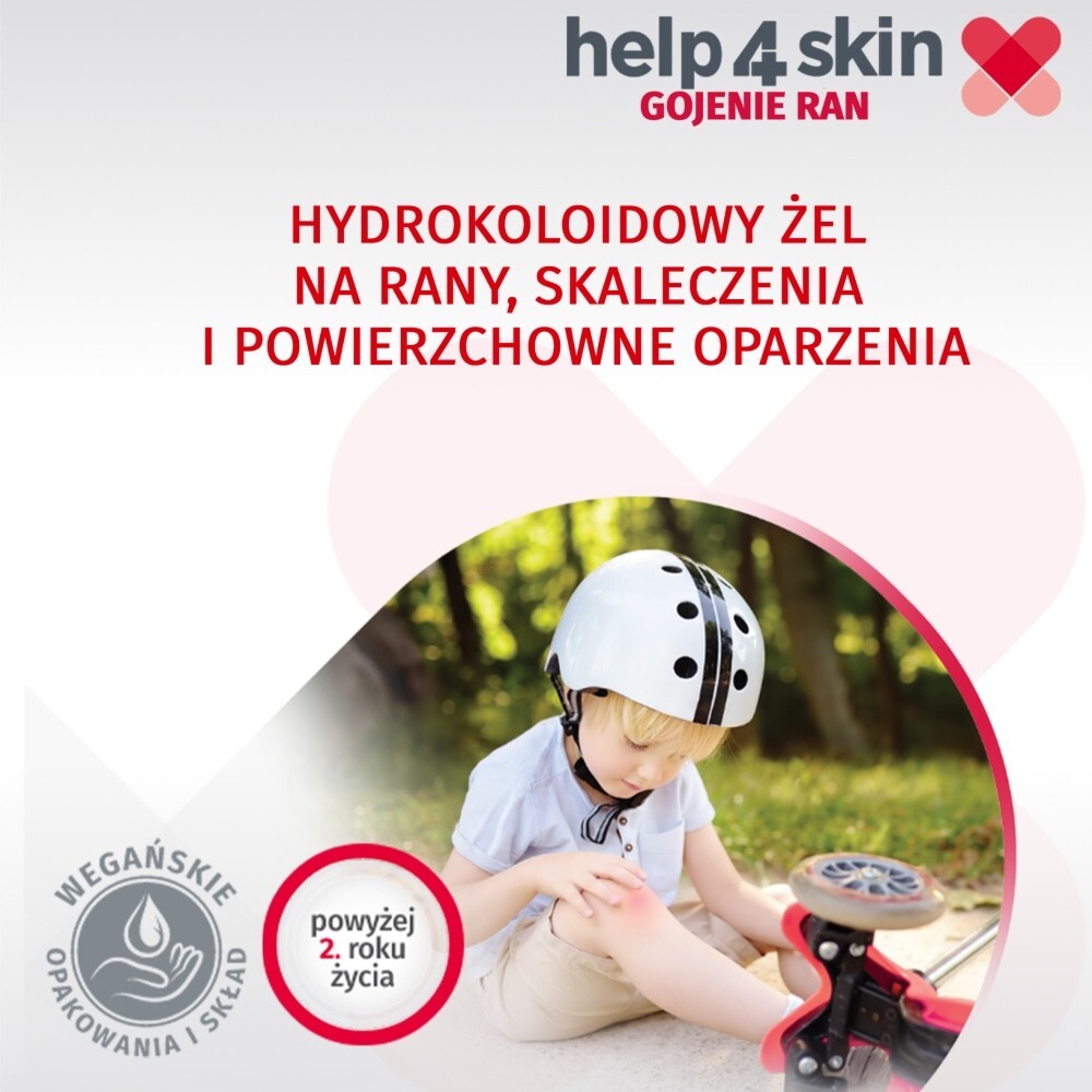 Help4Skin Gojenie Ran, żel hydrokoloidowy, 20 g, tuba
