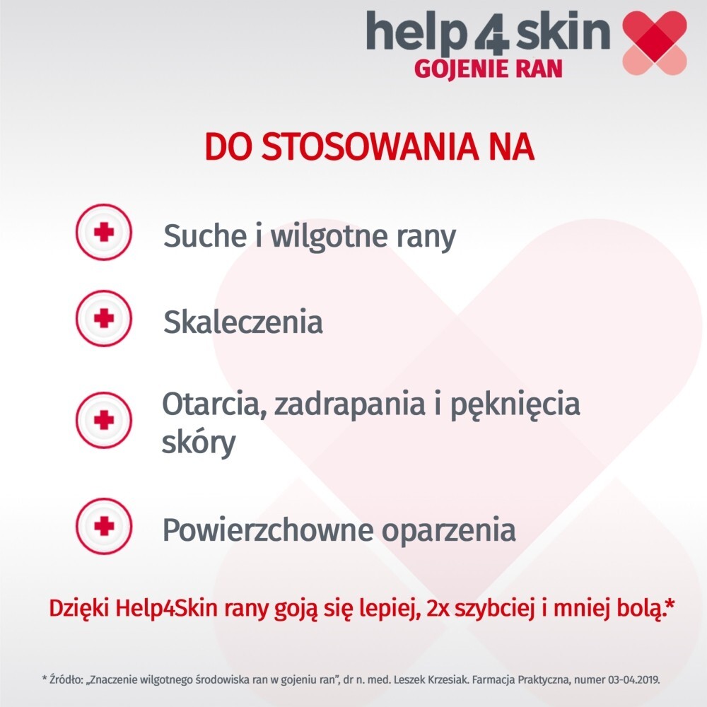Help4Skin Gojenie Ran, żel hydrokoloidowy, 20 g, tuba
