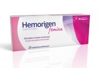 Hemorigen femina, tabletki powlekane, 20 sztuk