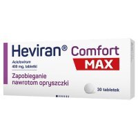 Heviran Comfort MAX, 400 mg, tabletki, 30 tabletek
