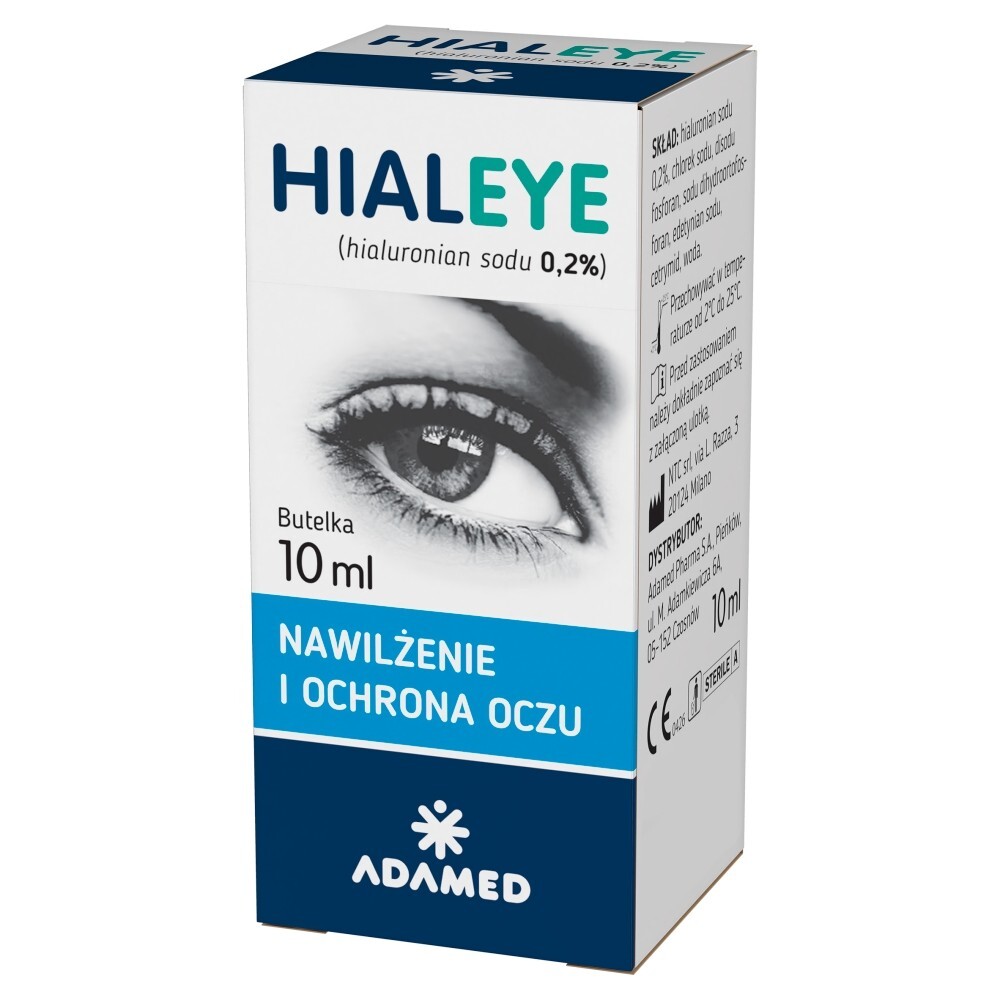 Hialeye, 0,2%, krople do oczu, 10 ml (NTC)