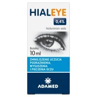 Hialeye 0,4%, nawilżające krople do oczu, 10 ml