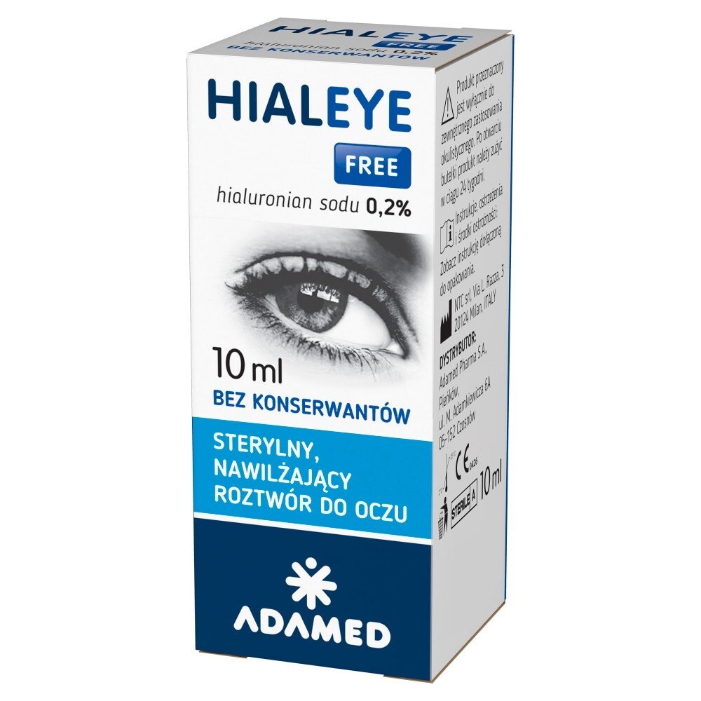 Hialeye Free 0,2% roztw. 10 ml
