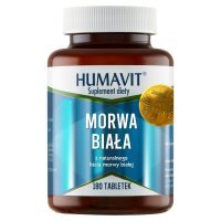 Humavit Suplement diety morwa biała 72 g (180 sztuk)