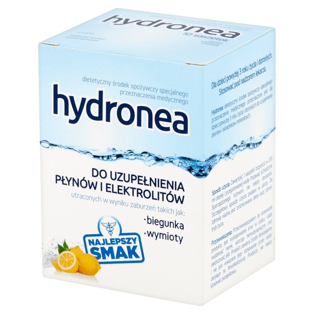 Hydronea Dietetyczny środek spożywczy specjalnego przeznaczenia medycznego 41,4 g (10 x 4,14 g)