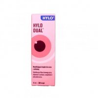 Hylo Dual, nawilżające krople do oczu z ektoiną, bez konserwantów, 10 ml