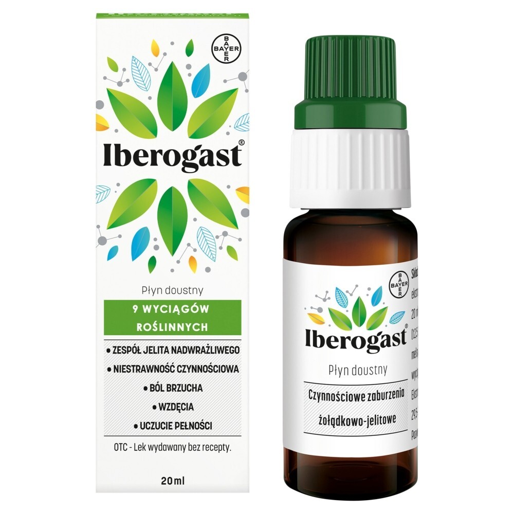 Iberogast, płyn doustny, 20 ml