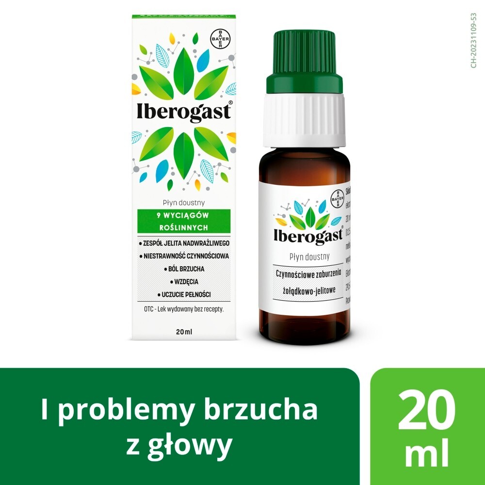 Iberogast, płyn doustny, 20 ml