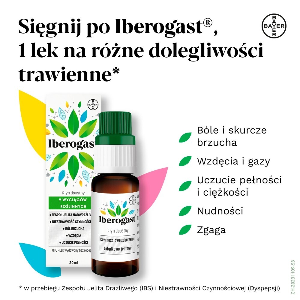 Iberogast, płyn doustny, 20 ml