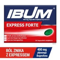 Ibum Express Forte 400 mg, 36 kapsułek miękkich