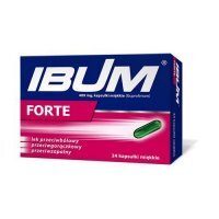 Ibum forte, 400 mg, kapsułki miękkie, 24 kapsułki