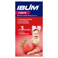Ibum Forte zawiesina 100 g Truskawka