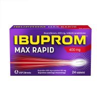 Ibuprom Max Rapid, 400 mg, tabletki powlekane, 24 tabletki