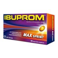 Ibuprom Max Sprint, 400 mg, kapsułki miękkie, 40 kapsułek