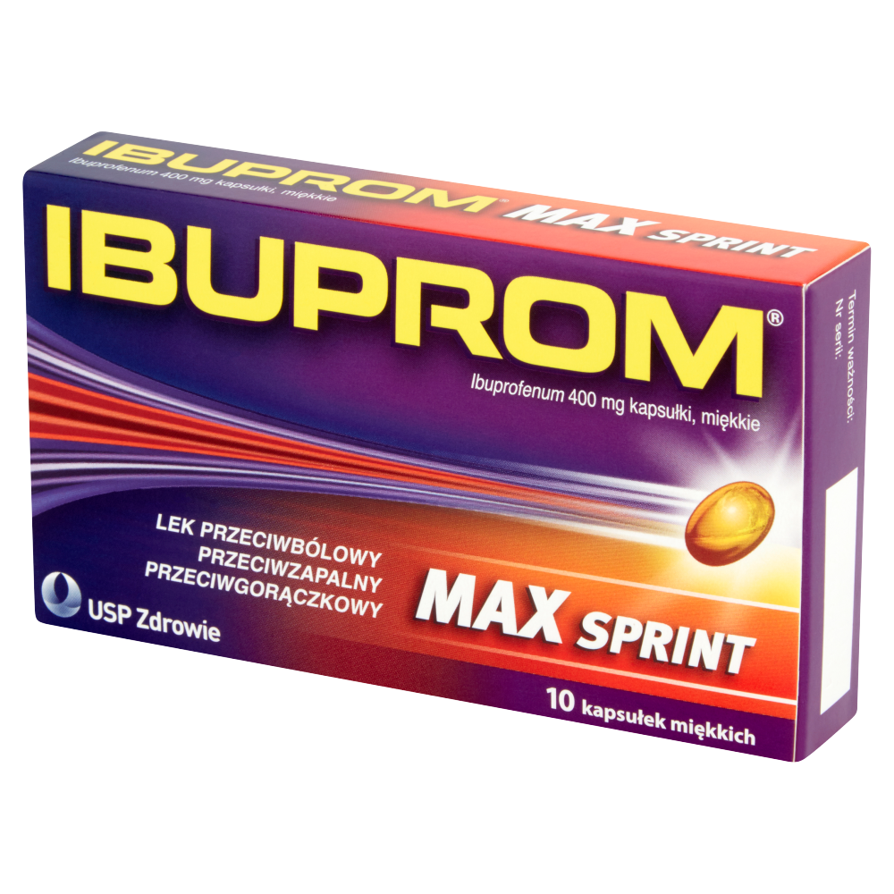 Ibuprom Max Sprint Kapsułki miękkie 10 kapsułek