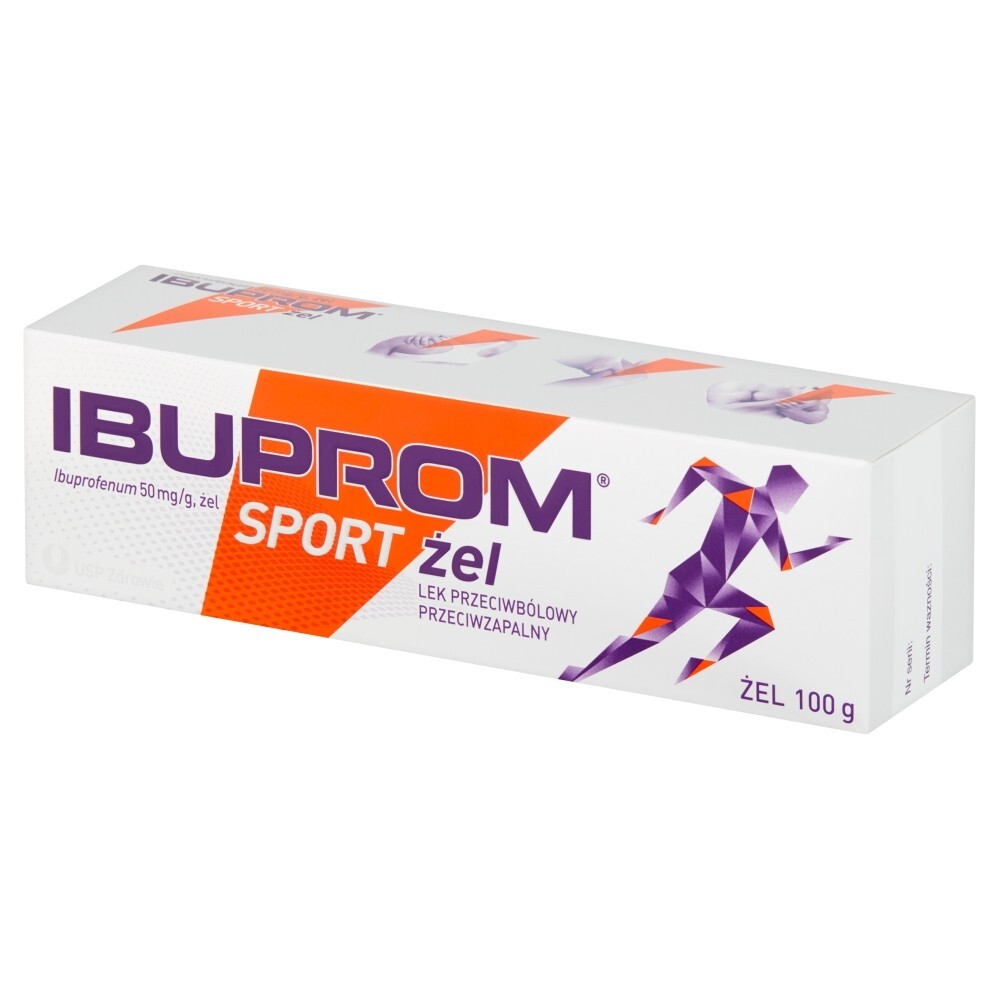 Ibuprom Sport żel Lek przeciwbólowy przeciwzapalny 100 g