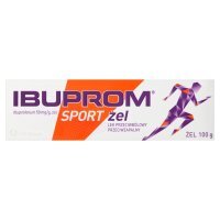 Ibuprom Sport żel Lek przeciwbólowy przeciwzapalny 100 g