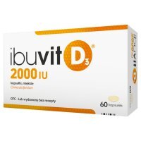 Ibuvit D3 2000 IU, 2000 IU, kapsułki miękkie, 60 kapsułek