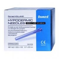Igła, 0,7 x 30 mm, 100 sztuk (Romed)