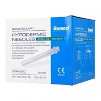 Igła, 0,8 x 40 mm, 100 szt, (Romed)