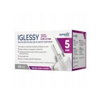 Iglessy, sterylne igły do penów insulinowych, 31G, 5 mm, 100 sztuk