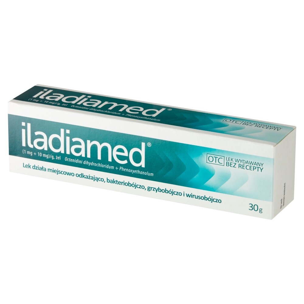 Iladiamed, (1 mg+10 mg)/g, żel, 30 g