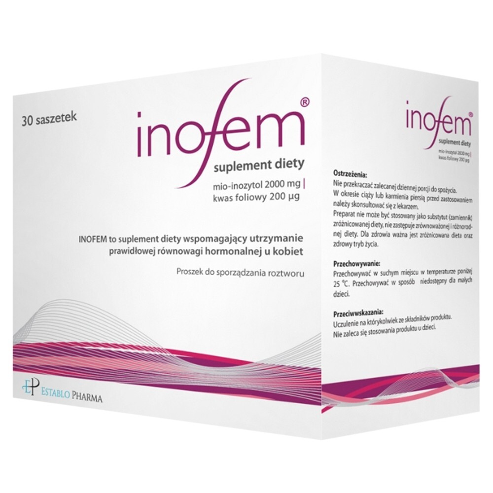 Inofem, proszek do sporządzania roztworu w saszetkach, 30 sztuk