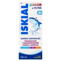 Iskial Junior 3+ Suplement diety w płynie smak cytrynowy 100 ml