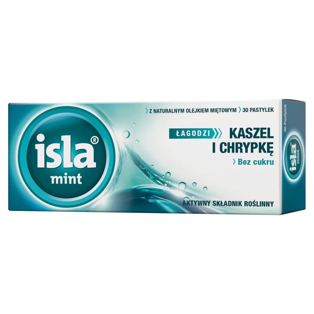 Isla-Mint, pastylki do ssania, 30 pastylek