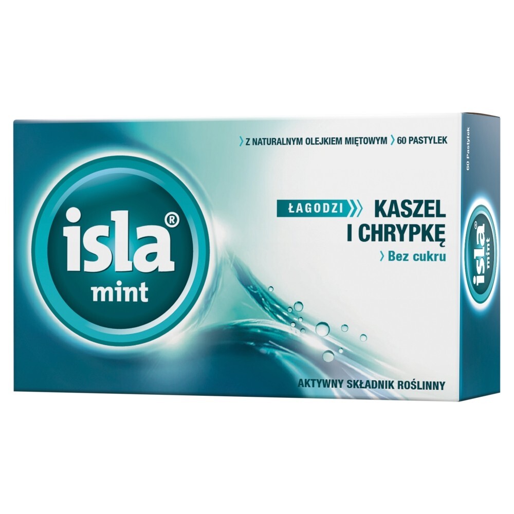 Isla-Mint, pastylki do ssania, 60 pastylek