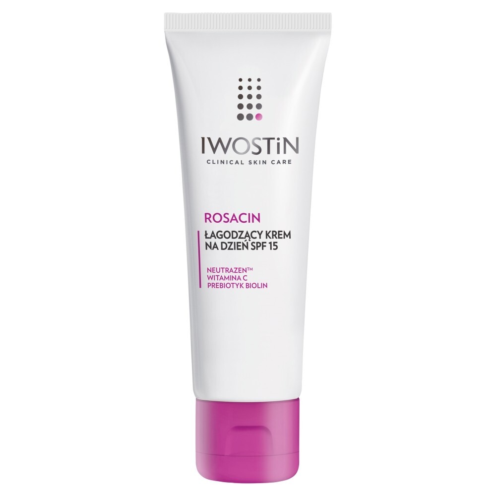 Iwostin Rosacin, łagodzący krem na dzień, SPF 15, 40 ml