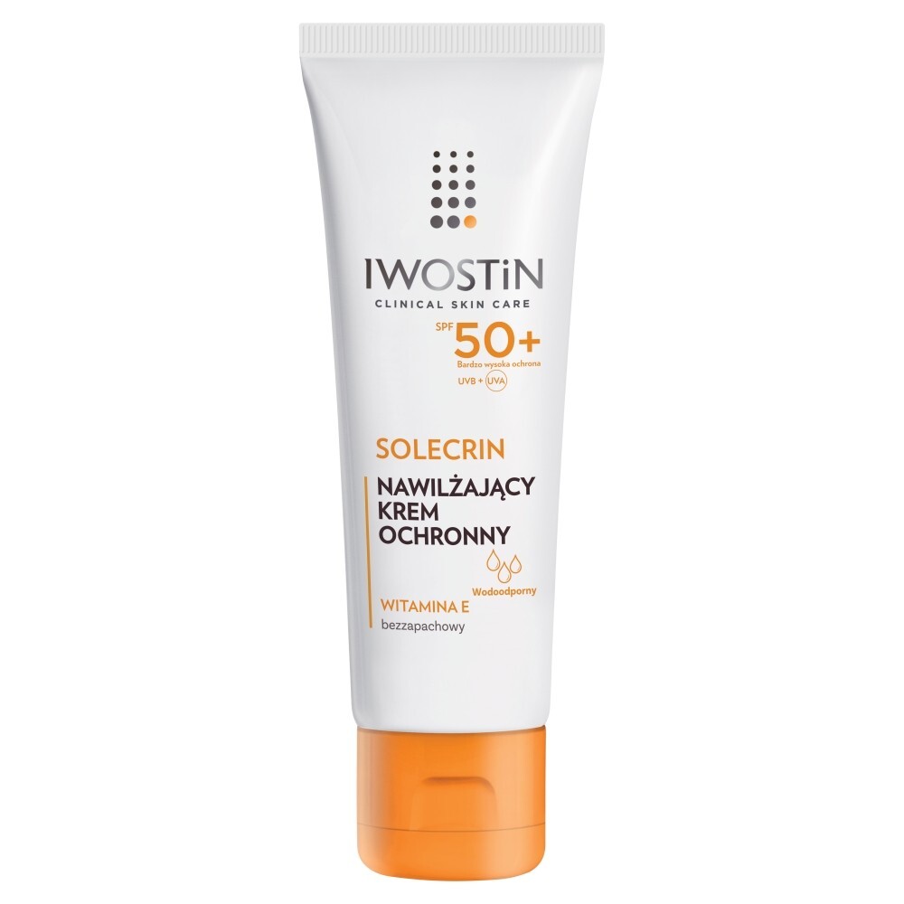 Iwostin Solecrin Nawilżający krem ochronny SPF 50+ 50 ml