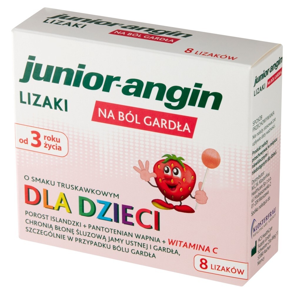 Junior Angin, lizaki, 8 sztuk