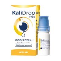 KaliDrop Free, krople do oczu z jodkiem potasu, bez konserwantów, 10 ml