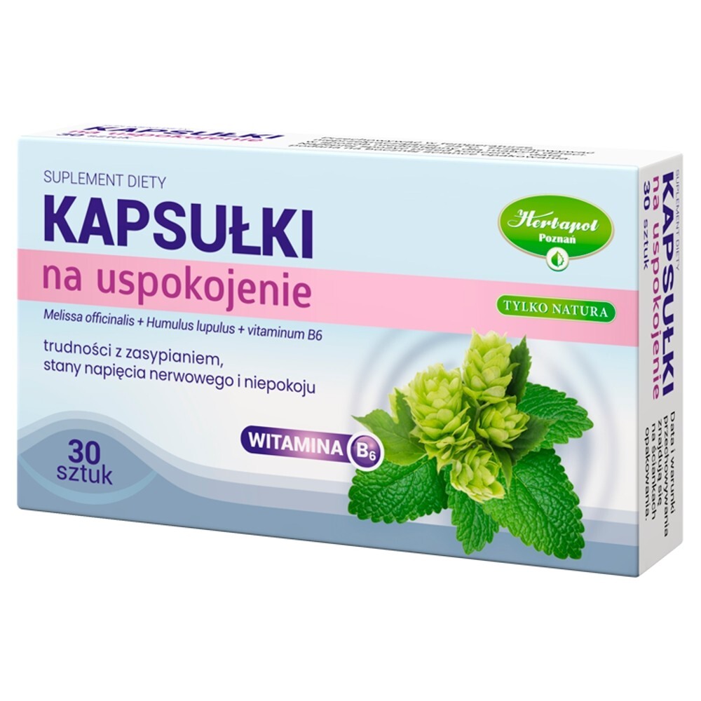 Kapsułki na uspokojenie, 30 kapsułek