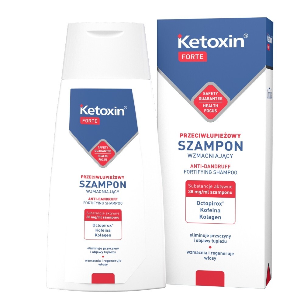 Ketoxin Forte Wzmacniający szampon przeciwłupieżowy 200 ml
