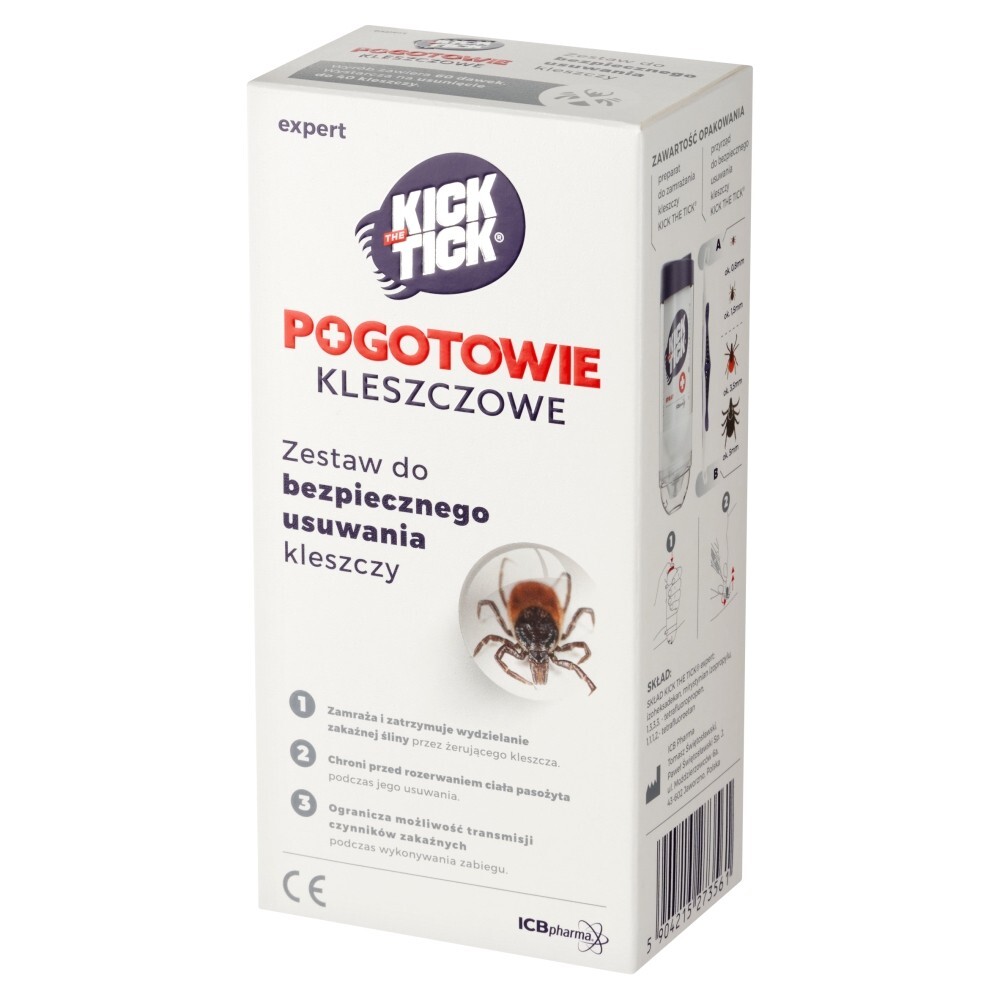Kick the Tick Expert, zestaw do bezpiecznego usuwania kleszczy, 9 ml