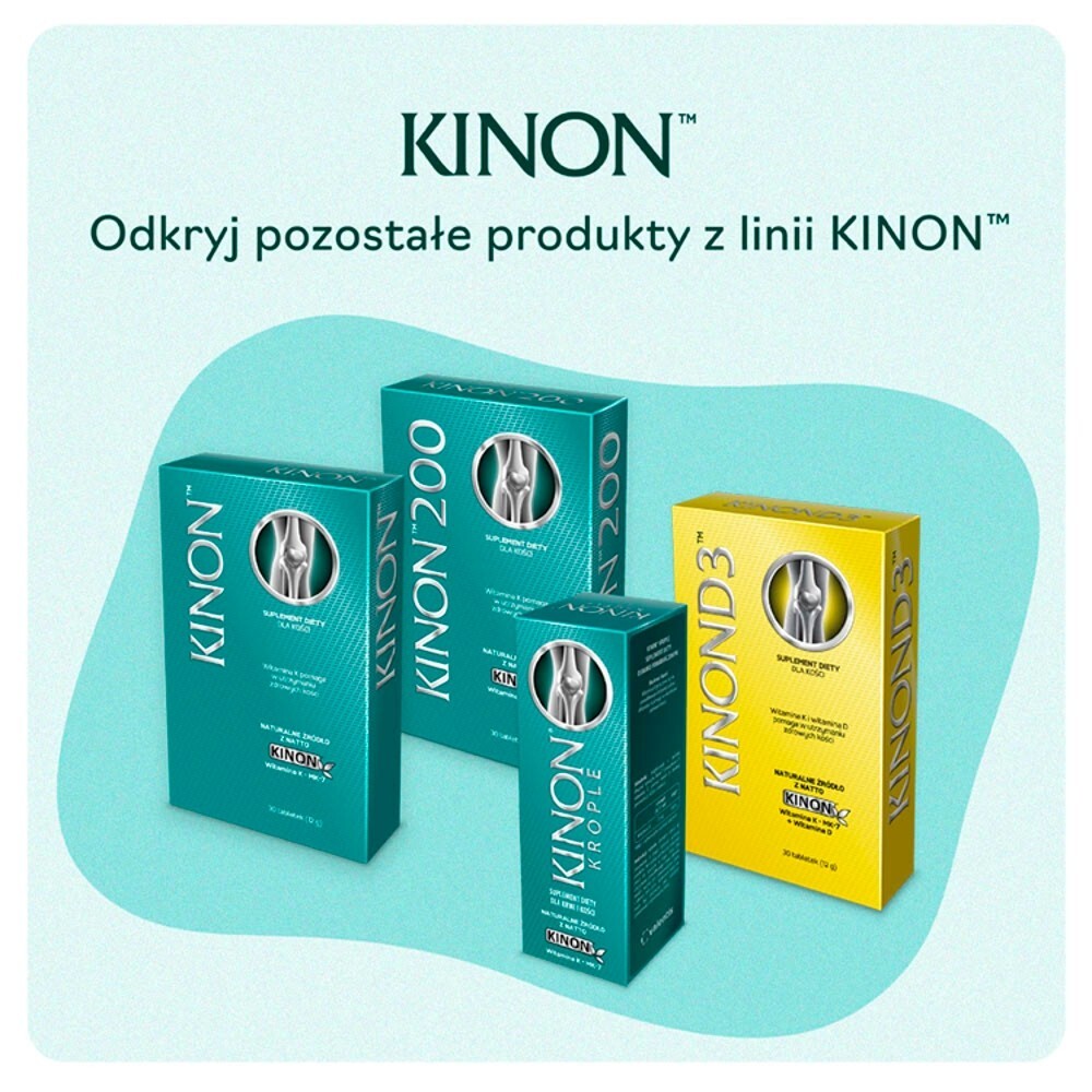 Kinon Suplement diety dla kości 12 g (30 sztuk)