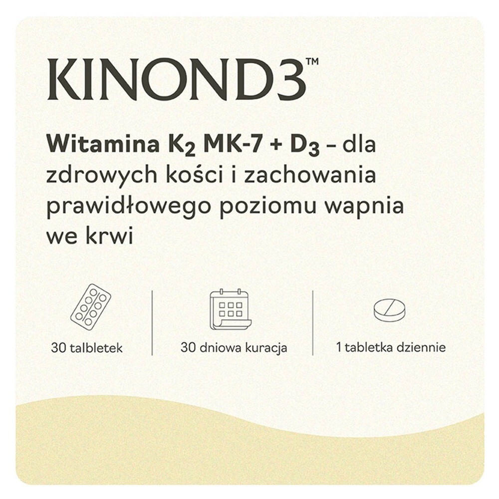 Kinond3 Suplement diety dla kości 12 g (30 sztuk)