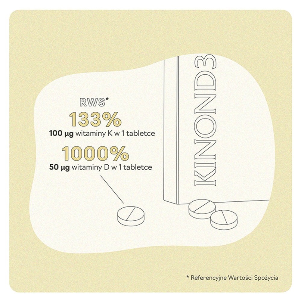 Kinond3 Suplement diety dla kości 12 g (30 sztuk)
