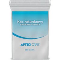 Koc ratunkowy srebrno-złoty APTEO CARE, 1 sztuka